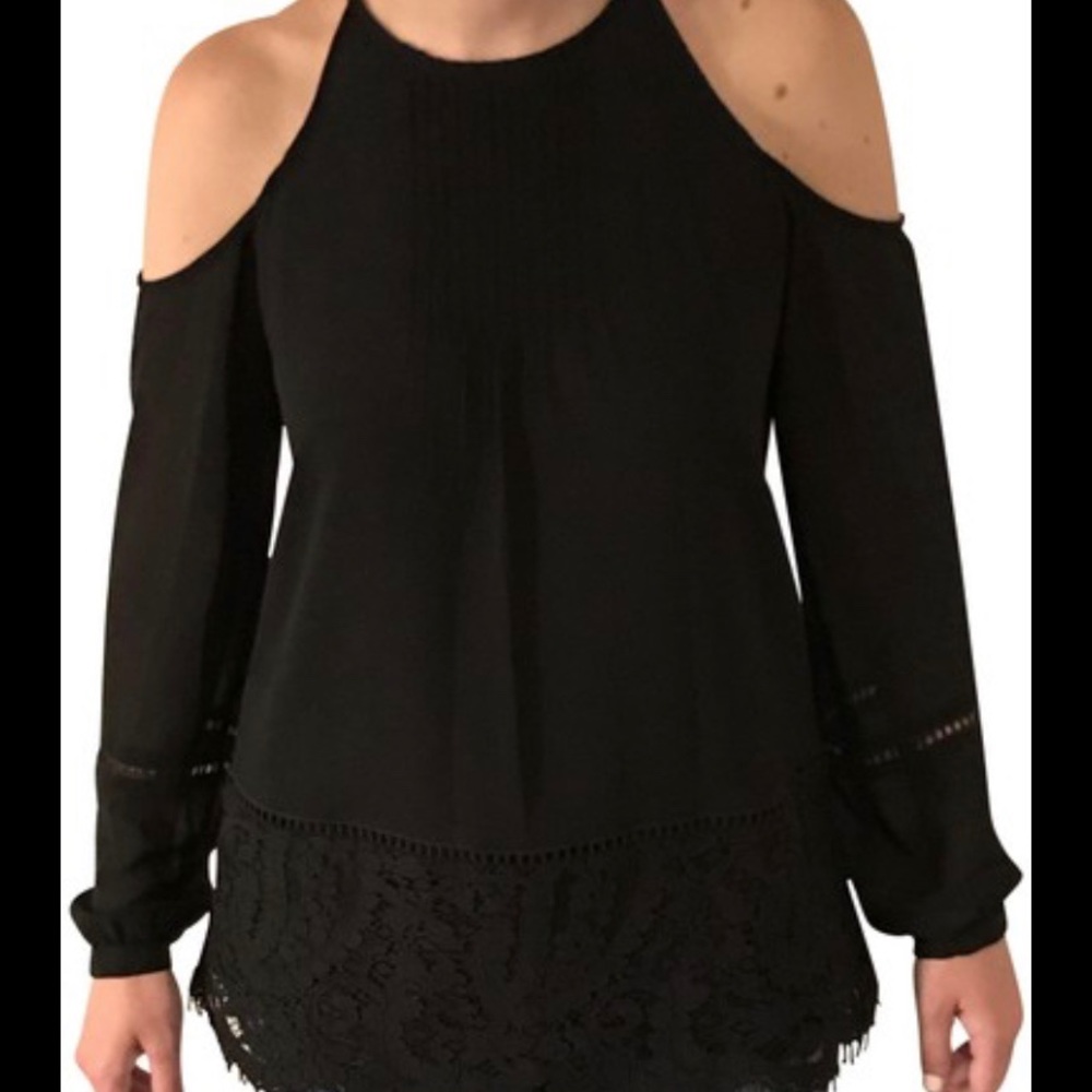Michael Kors Women’s Cold Shoulder Blouse - Picture 1 of 7